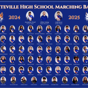 2024-2025 Wolfpack Marching Band Composite Poster 24x18